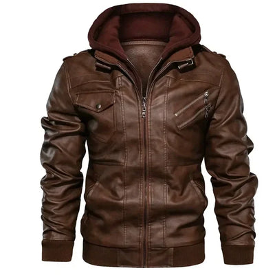 Jabbar | Élégant Blouson Motard pour Hommes