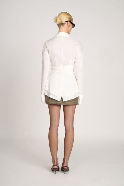Chemise Tailleur Moderne avec Détail Portefeuille