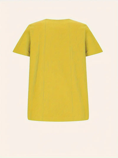 Janine | T-shirt décontracté à boutons pour femmes