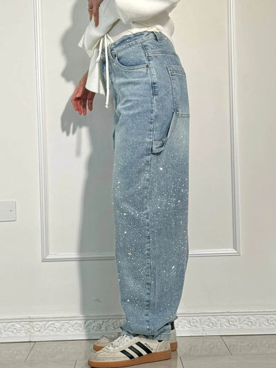 Aubrey™ | Jean à Détails Scintillants
