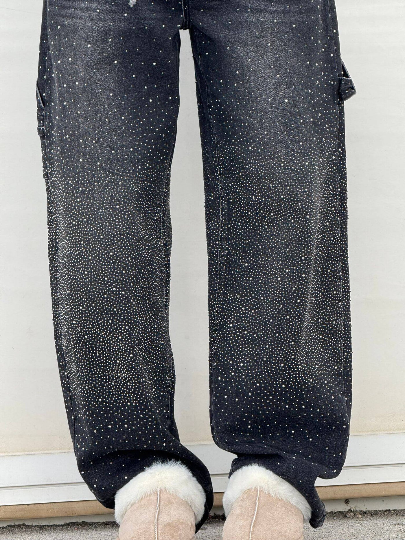 Aubrey™ | Jean à Détails Scintillants