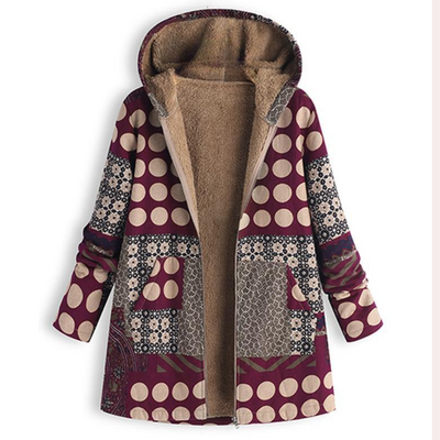 LUCIA - Manteau d'Hiver à Capuche Tendance pour Femmes