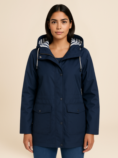 Veste Imperméable à Capuche | Protection Pluie | Look Moderne