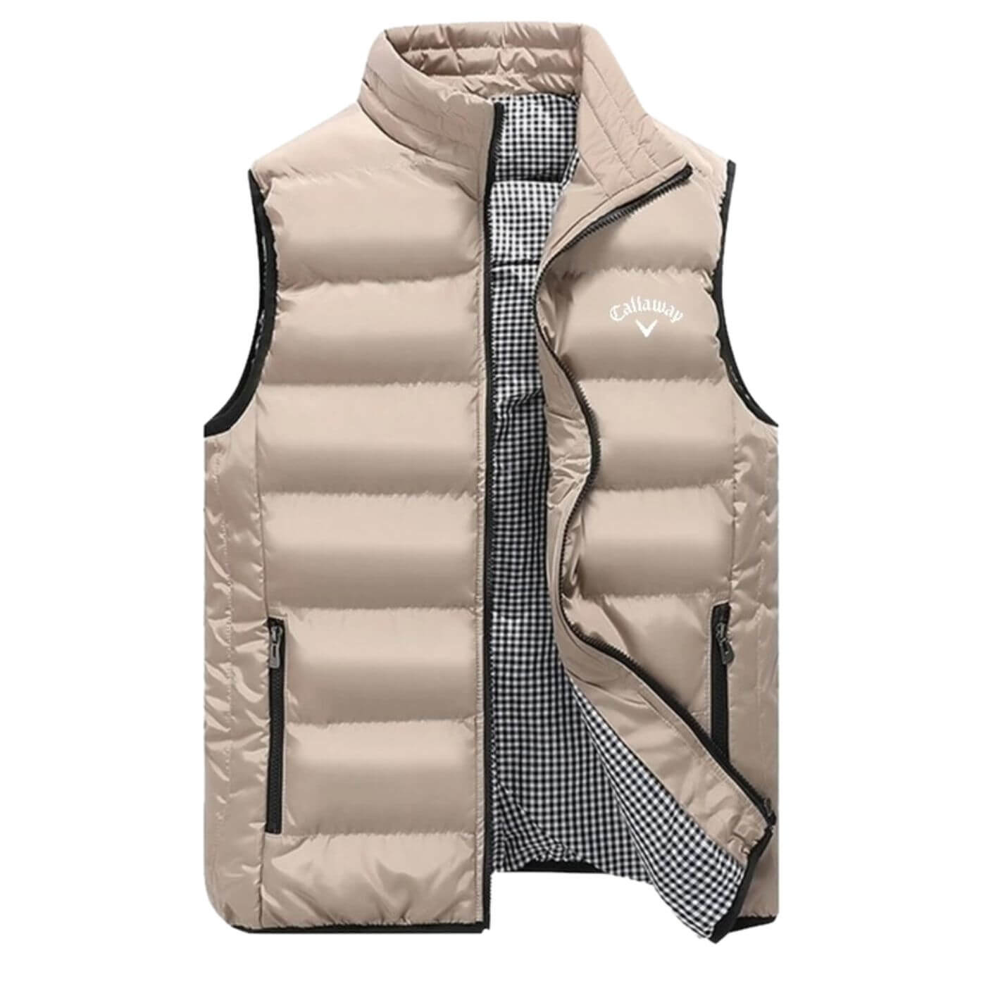 Nils Beige | Gilets Matelassés Premium