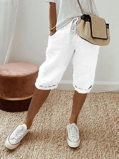 Rosa | Short chic et aérien en lin mélangé