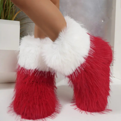 FAITH - Bottes Confortable de Noël pour Femmes