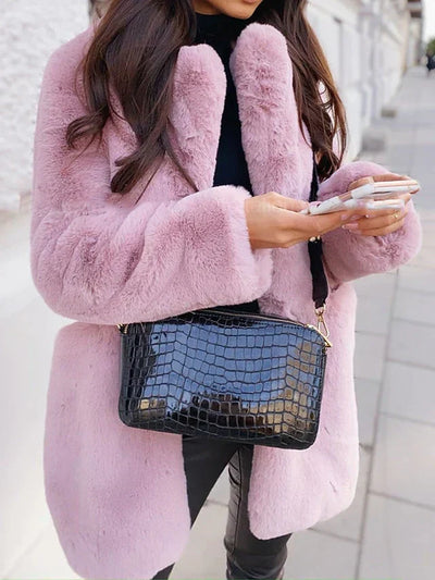 Sana - Manteau femme teddy
