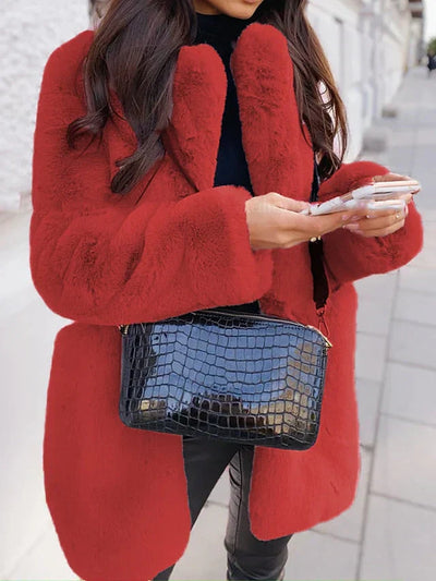 Sana - Manteau femme teddy