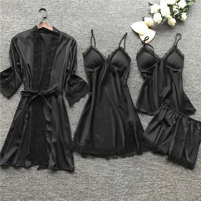 Iris - Pyjama élégant en satin pour la femme moderne