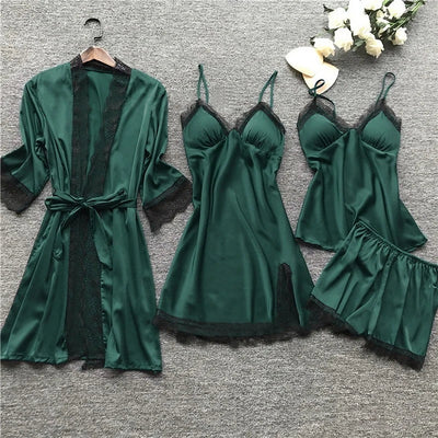 Iris - Pyjama élégant en satin pour la femme moderne