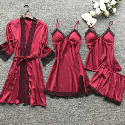 Iris - Pyjama élégant en satin pour la femme moderne