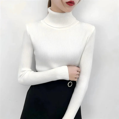 Layla | Élégant Pull à Col Roulé pour Femmes