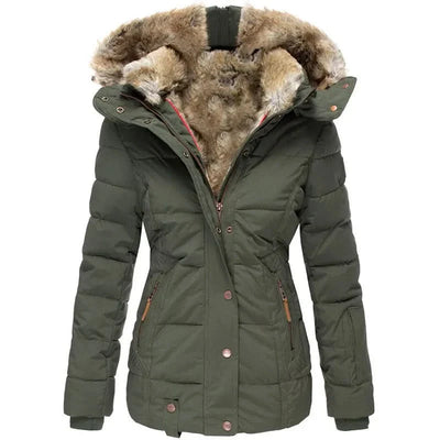 Alyssa | Manteau d'hiver chaud doublé de fourrure