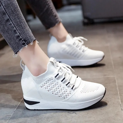 Lily | Chaussure Compensées Pour Femme | Lacets