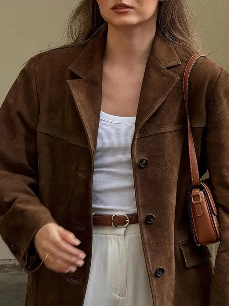 Libby | Blazer féminin chic vintage pour femmes