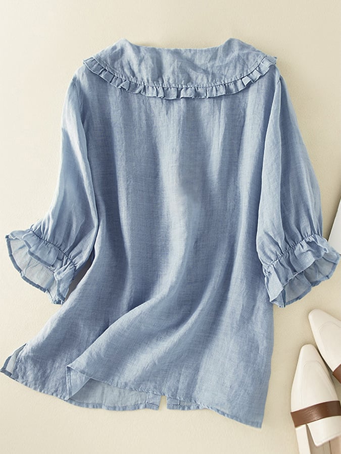 Femme Fluide Longue Blouse – Lorrie