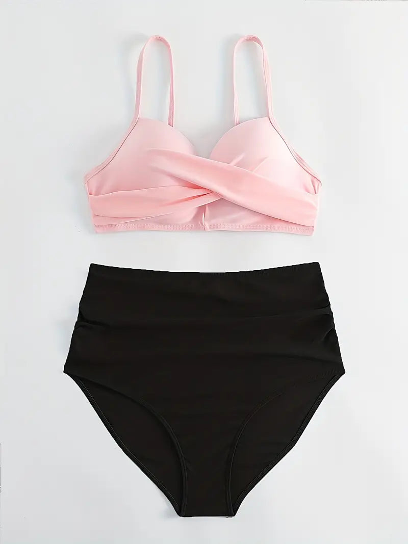 Lisa | Bikini élégant à imprimé tropical pour femmes