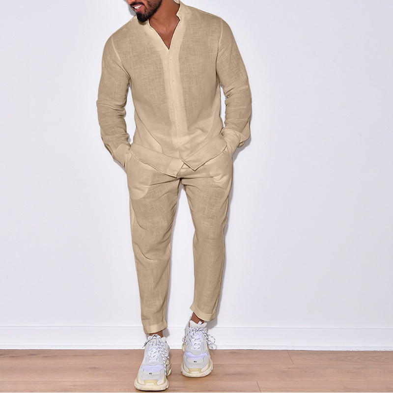 Ensemble en coton et lin