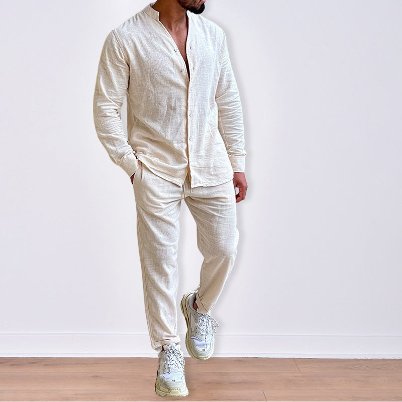 Ensemble en coton et lin