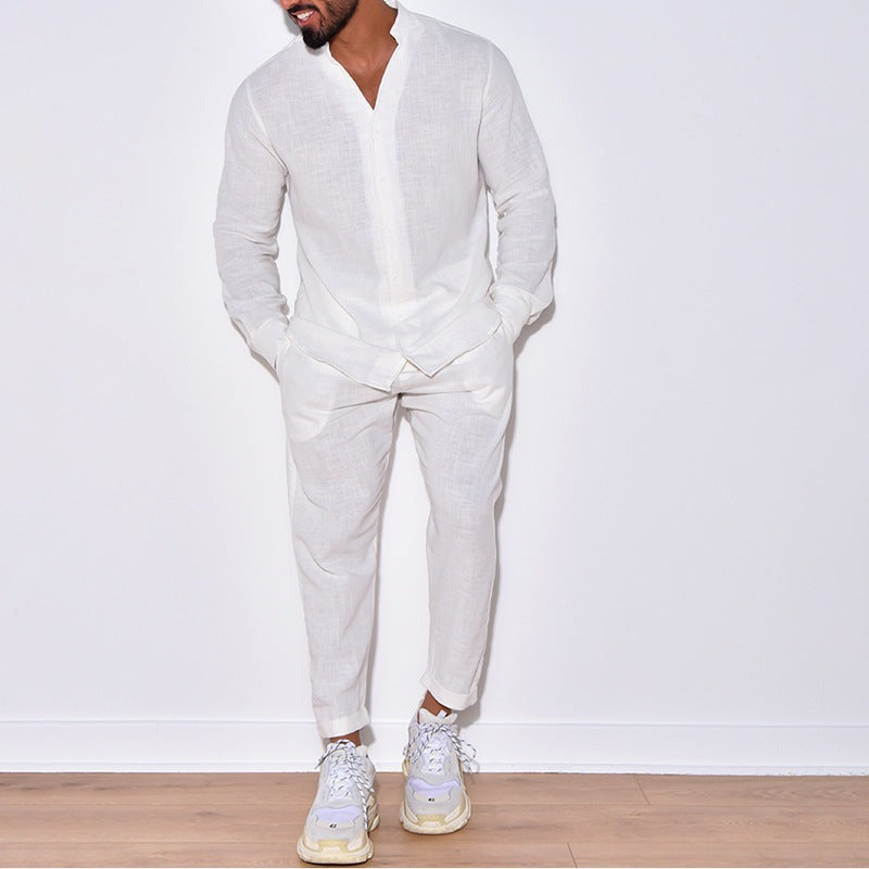 Ensemble en coton et lin