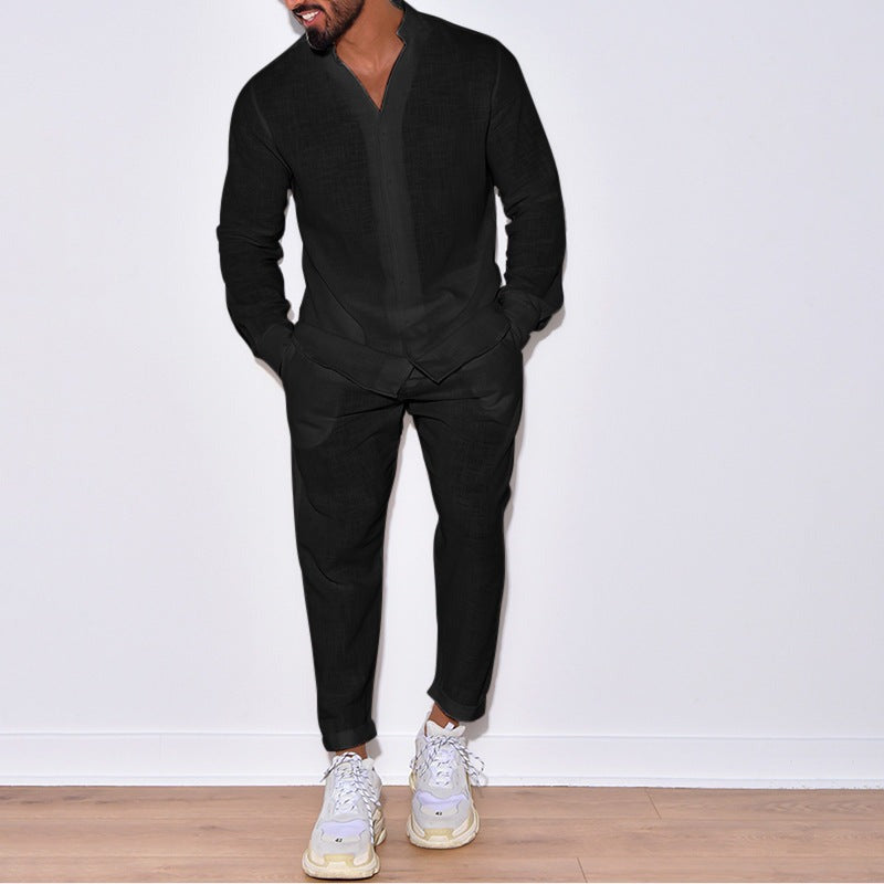 Ensemble en coton et lin