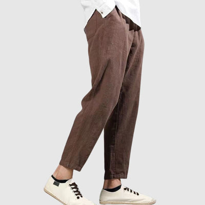 Pantalon en lin Harbor de Lorenzo Vitali