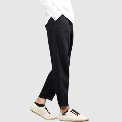 Pantalon en lin Harbor de Lorenzo Vitali