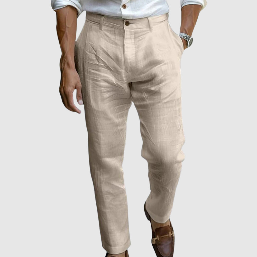 Pantalon en Lin Chic de Saint-Tropez