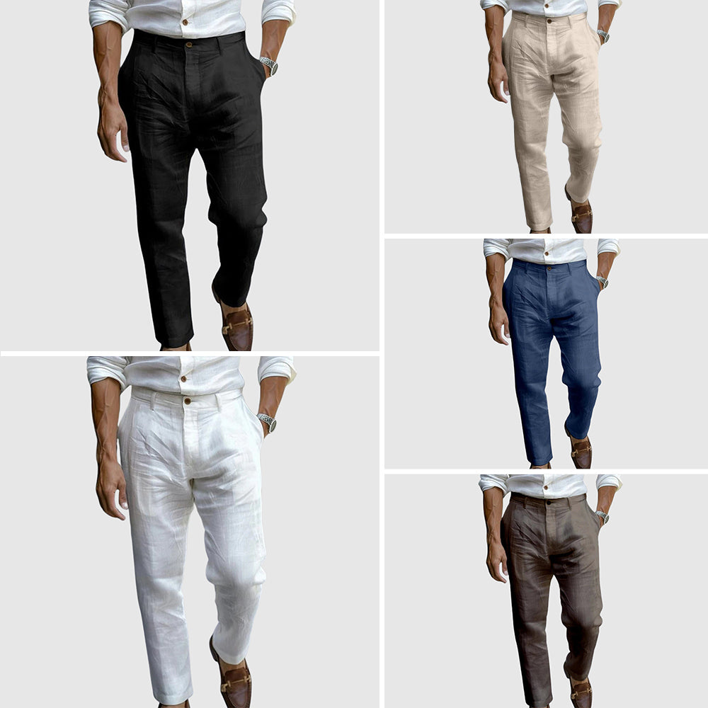Pantalon en Lin Chic de Saint-Tropez