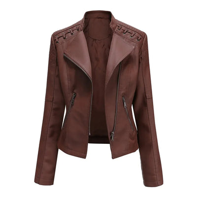 Lucie | Veste cuir élégante pour femmes