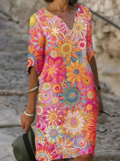 Abby | Robe D'Été À Fleurs Pour Femmes | Min