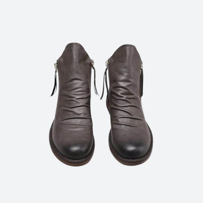 Bottes en cuir élégantes et décontractées pour hommes - Marty