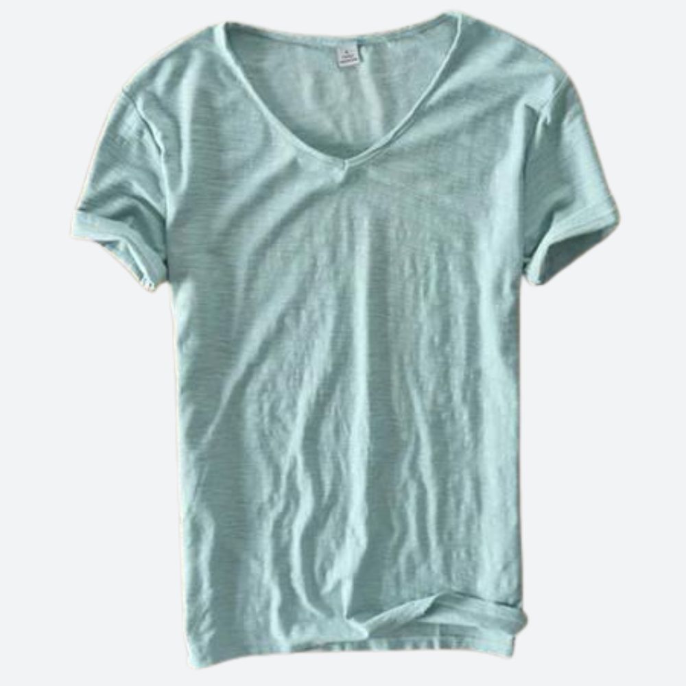 T-shirt aéré en coton et lin pour l'été - Maxx