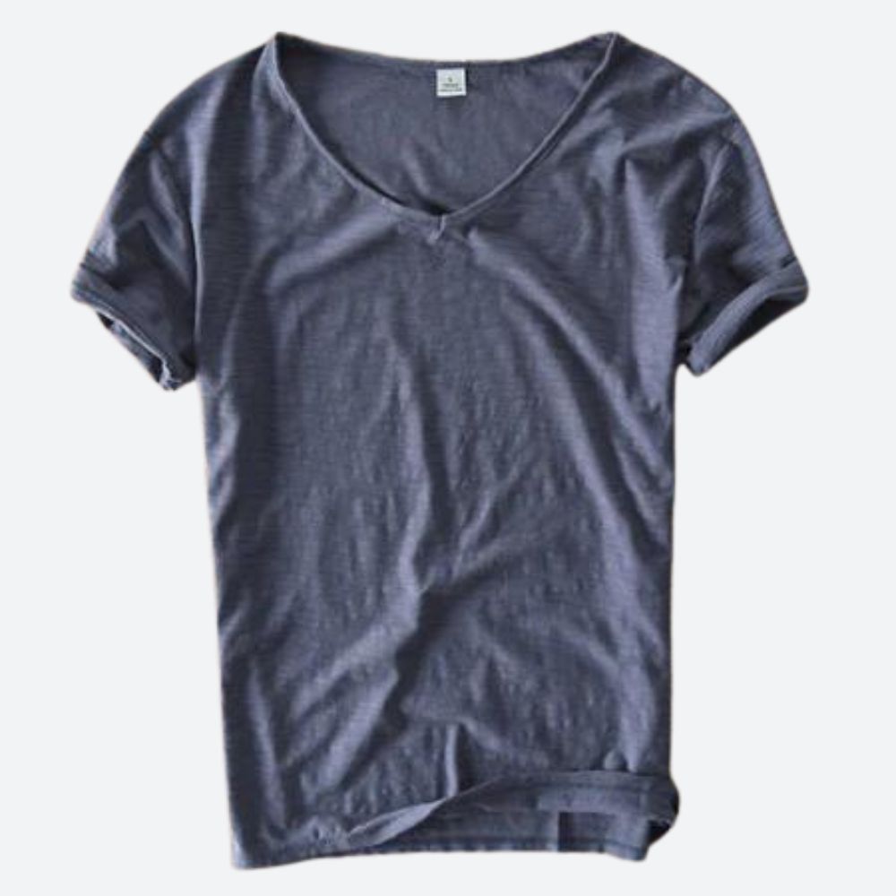 T-shirt aéré en coton et lin pour l'été - Maxx