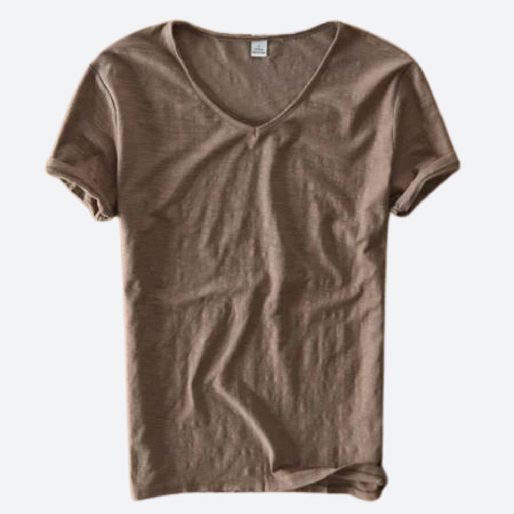 T-shirt aéré en coton et lin pour l'été - Maxx