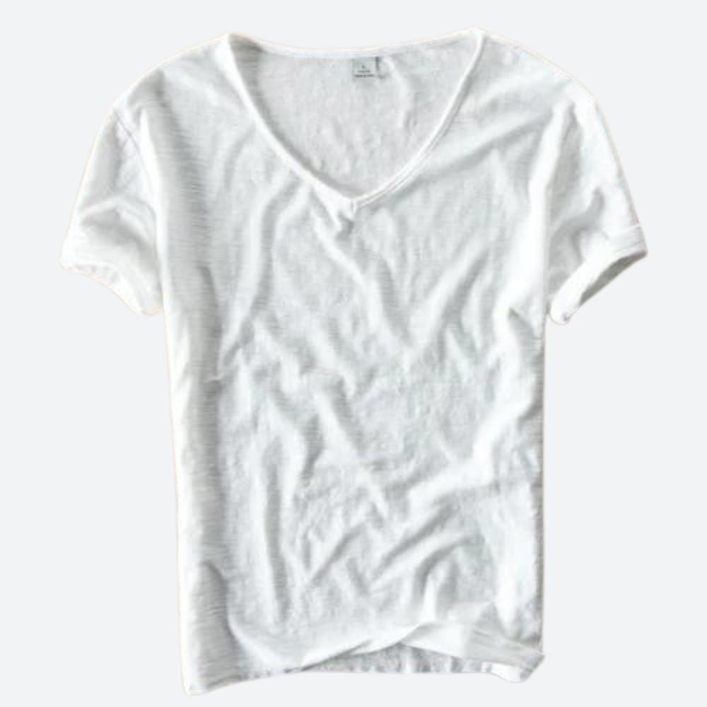 T-shirt aéré en coton et lin pour l'été - Maxx
