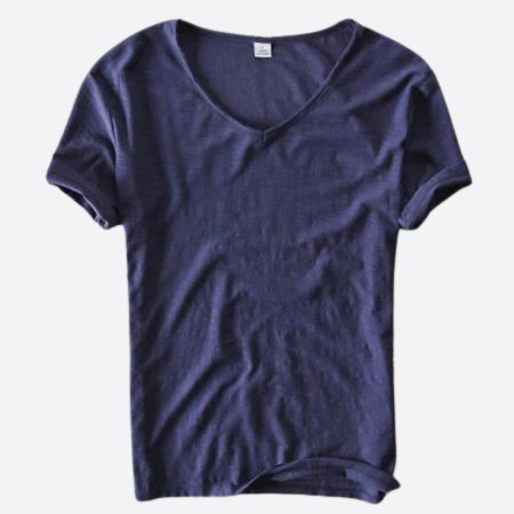 T-shirt aéré en coton et lin pour l'été - Maxx