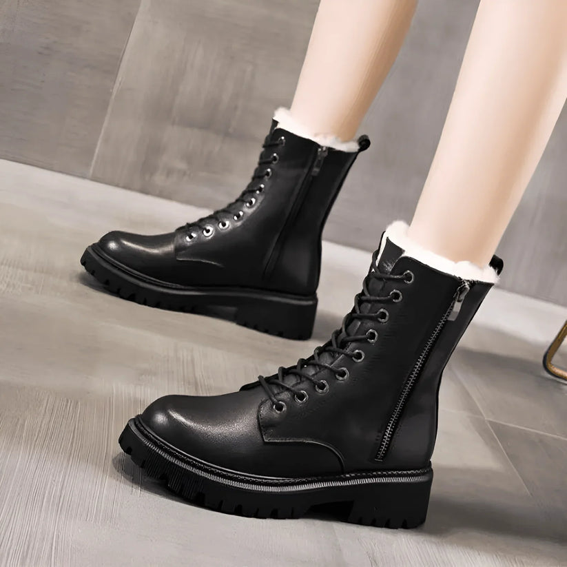 Hanna™ - Bottes en cuir doublées