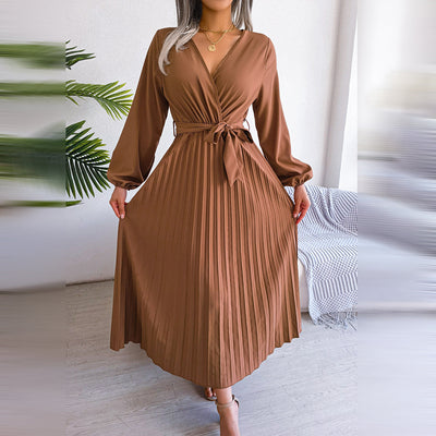 MONIQUE - Robe d'été élégante et plissée