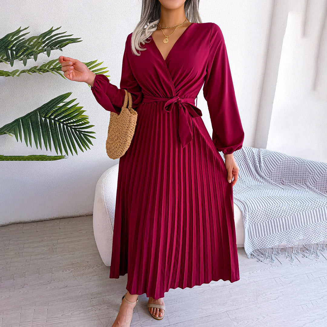 MONIQUE - Robe d'été élégante et plissée