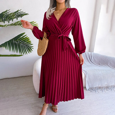 MONIQUE - Robe d'été élégante et plissée