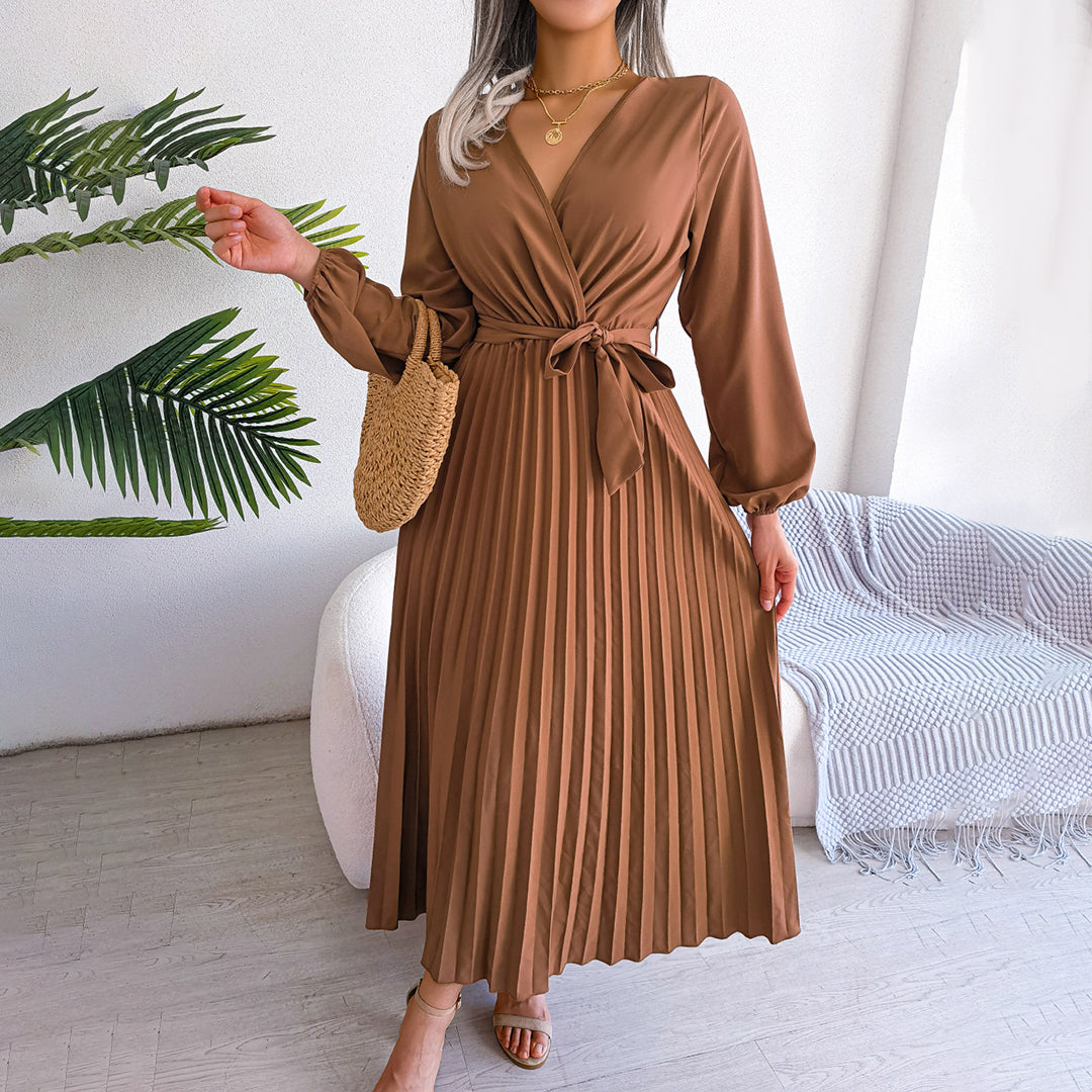 MONIQUE - Robe d'été élégante et plissée