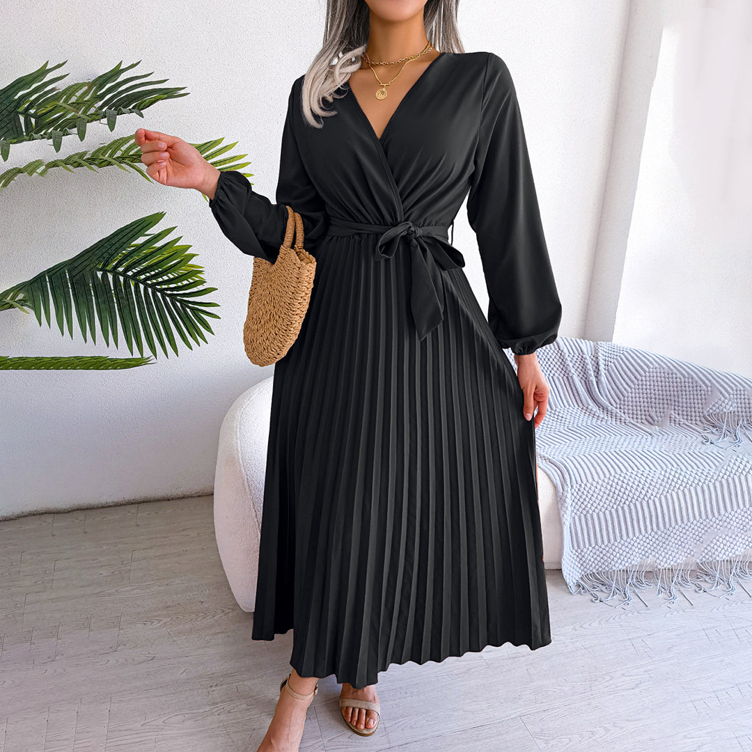 MONIQUE - Robe d'été élégante et plissée