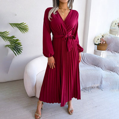 MONIQUE - Robe d'été élégante et plissée