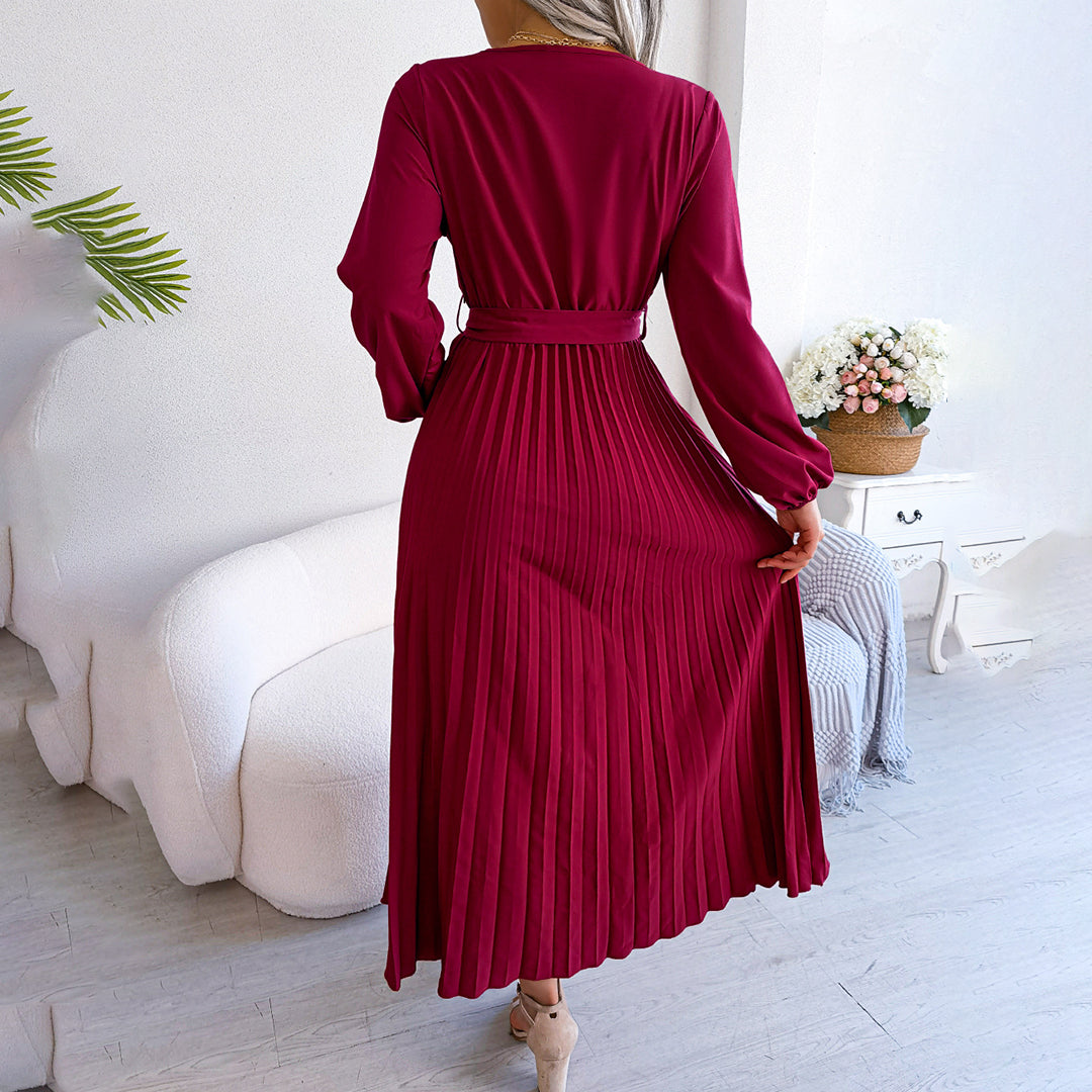 MONIQUE - Robe d'été élégante et plissée