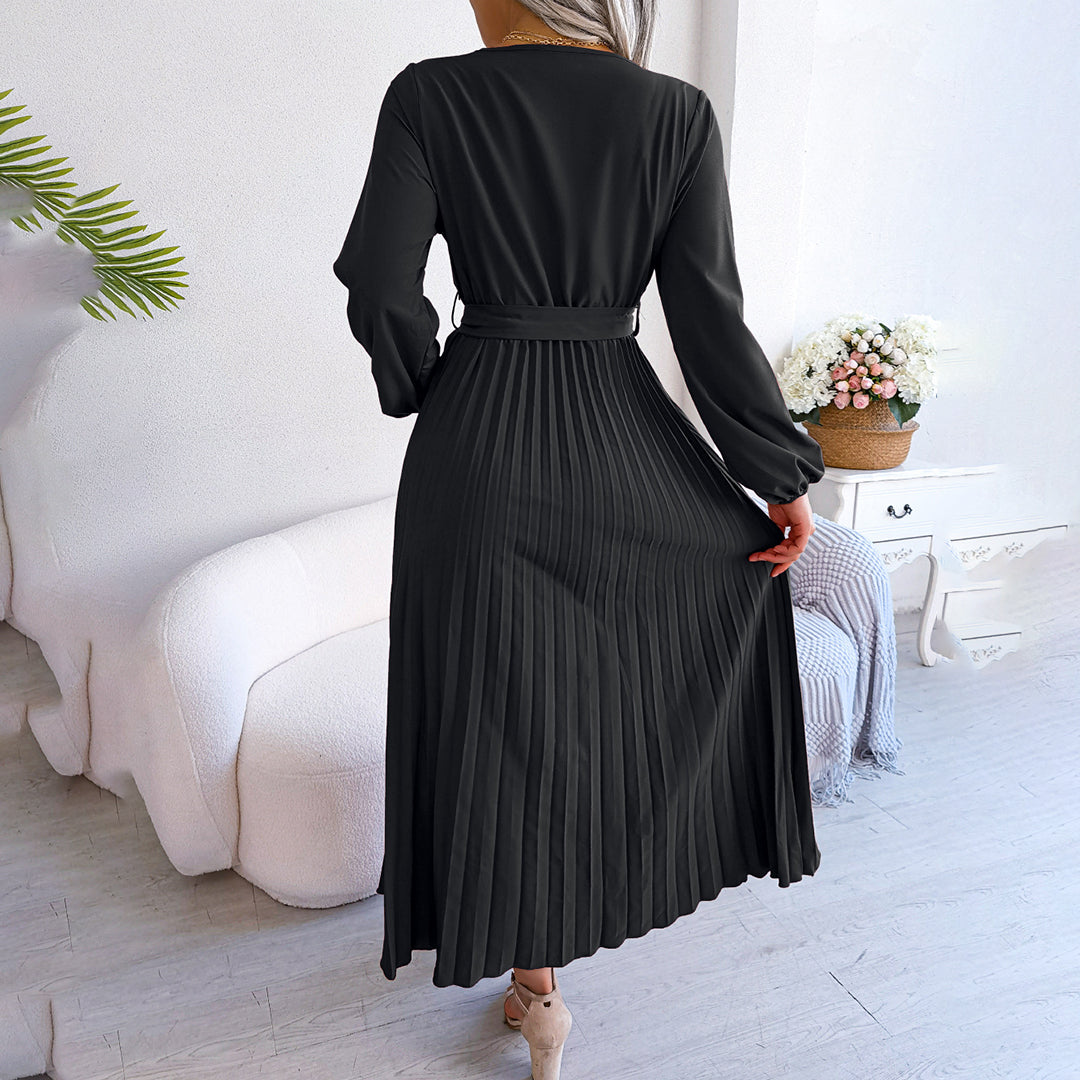 MONIQUE - Robe d'été élégante et plissée