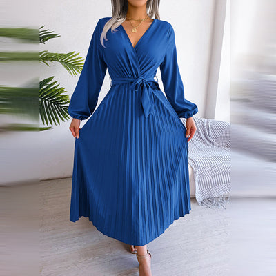 MONIQUE - Robe d'été élégante et plissée