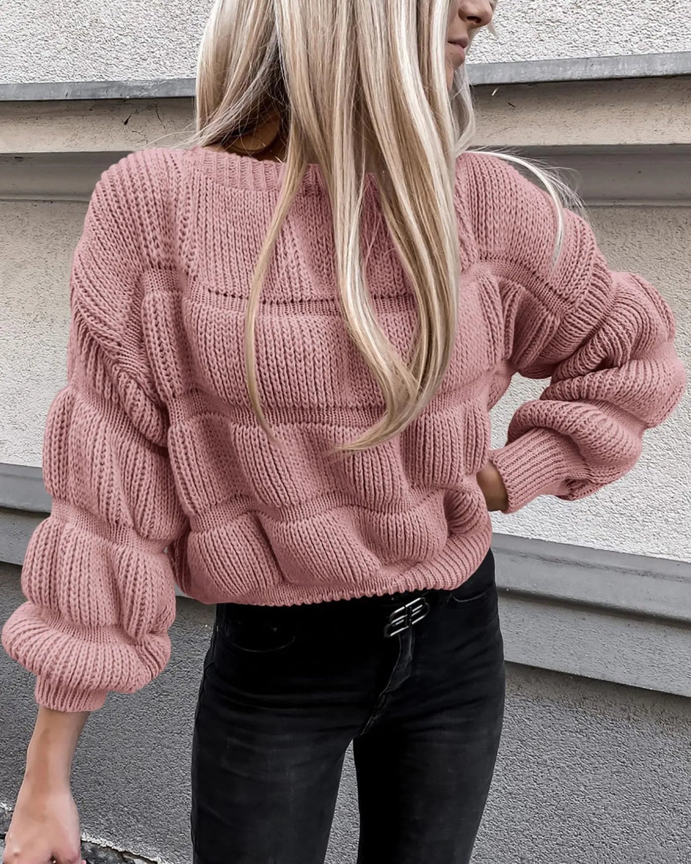 SANDRA - Pull Tricoté Raffiné pour Femmes