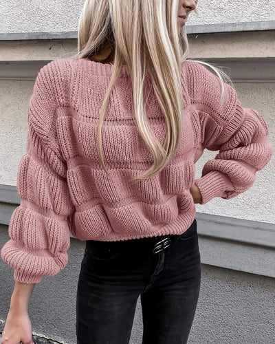SANDRA - Pull Tricoté Raffiné pour Femmes