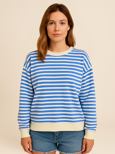 Sweat Rayé | Coton Doux | Esprit Marin